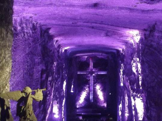 Bogota's salt castle.