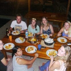 Family Meal in Cuenca with the Travelling Classroom