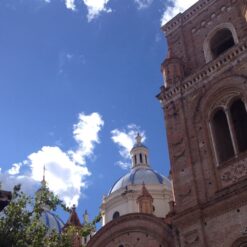 Blue skies in Cuenca, Ecuador