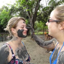Playing in the Mud near Manta, Ecuador