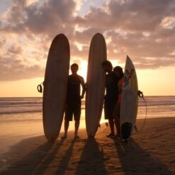 Surfing in Montañita, Ecuador