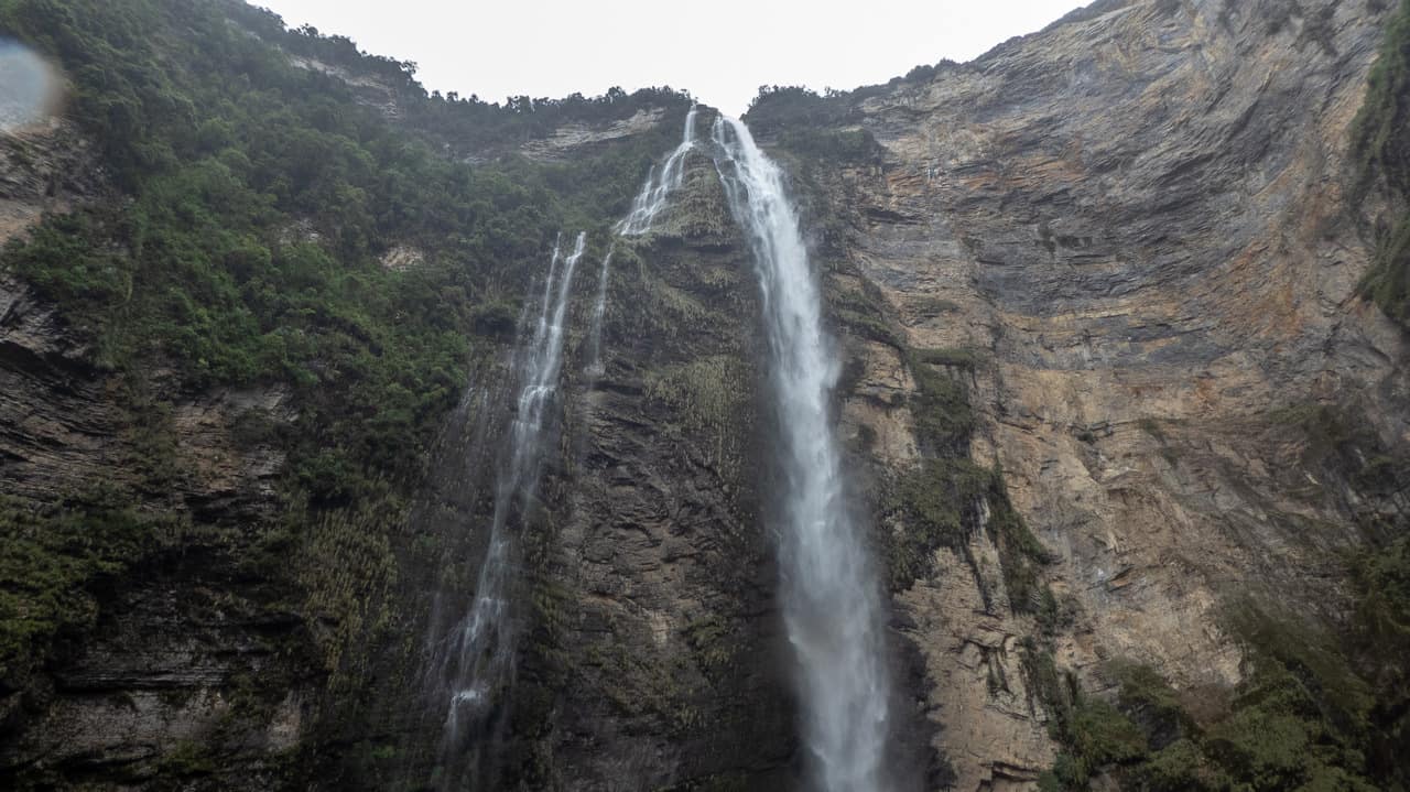 The Waterfall, Catarata de Gocta. Chachapoyas, Peru.