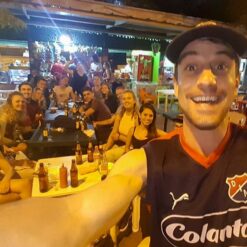 Staff and students out for drinks