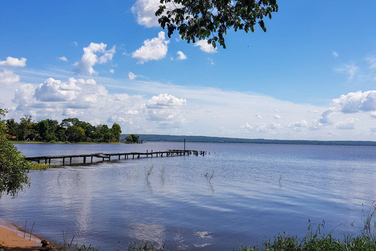 Ypacarai lake in San Bernardino