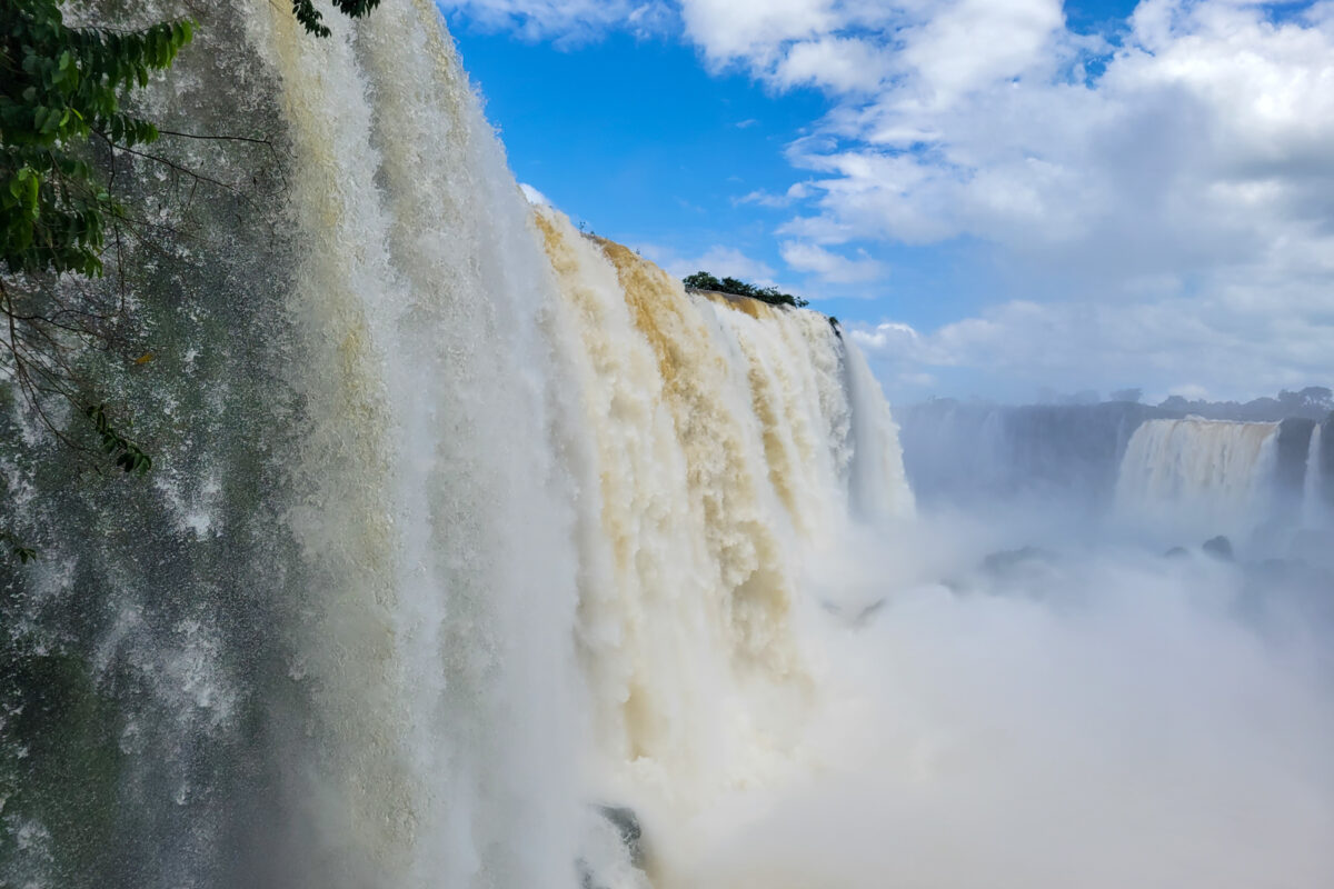 Brazil Iguazu Falls end of trail