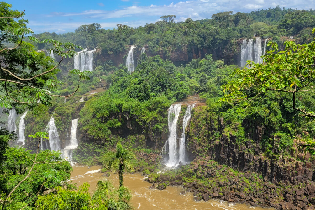 View of some falls in Brazil